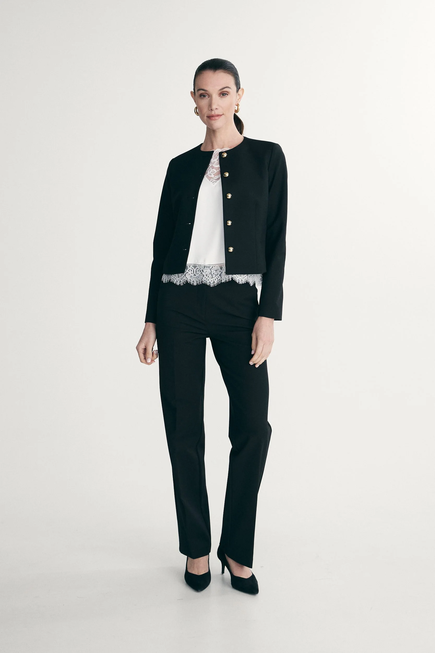 Cropped blazer - Image 3
