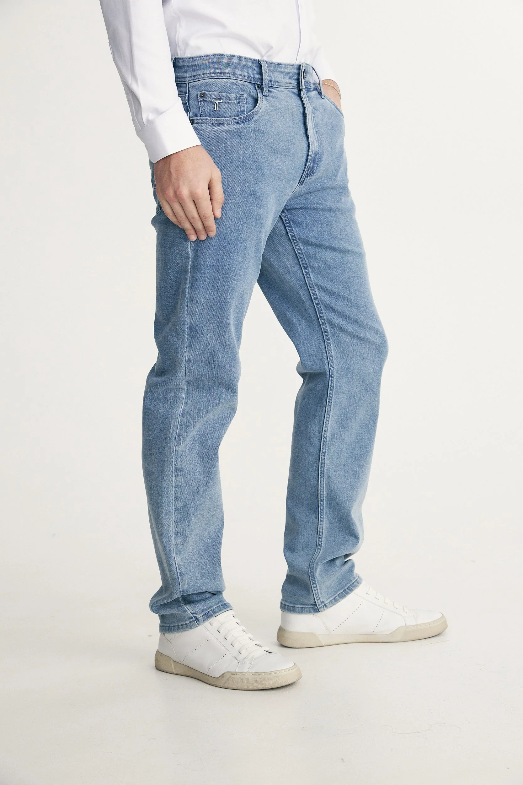 Five pockets straight jeans - Image 3