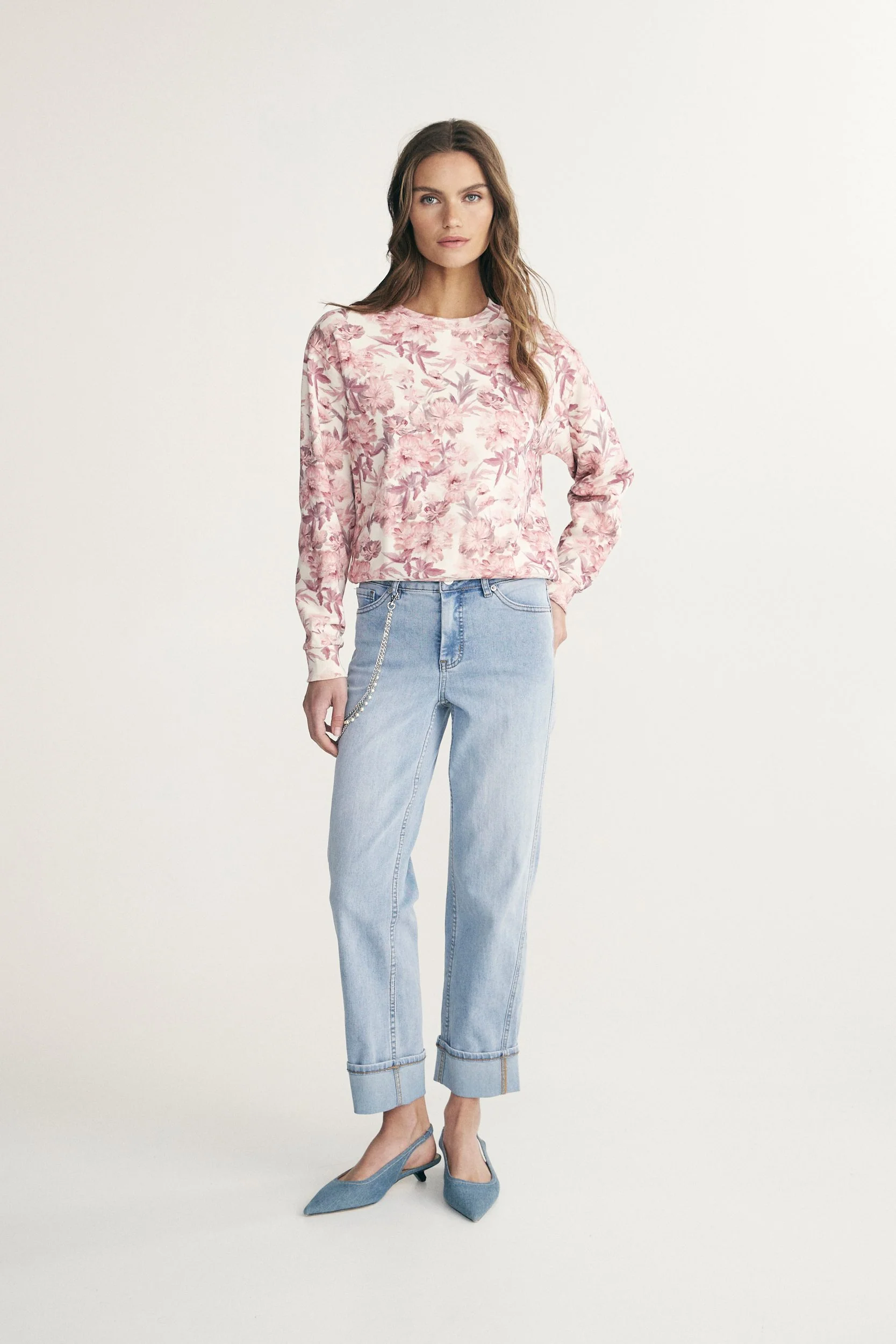 Floral print sweatshirt - Image 3