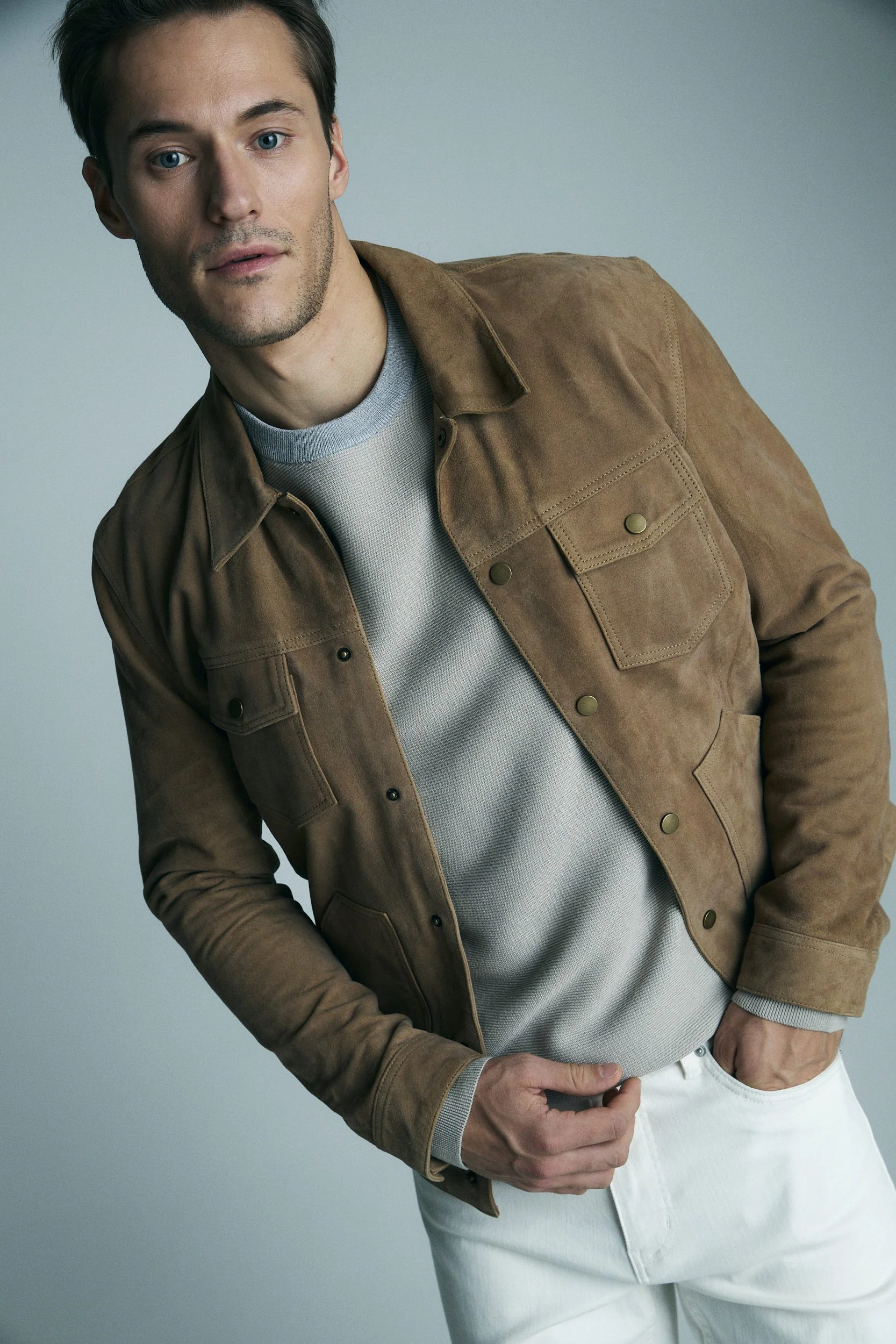 Goat suede overshirt - Image 2