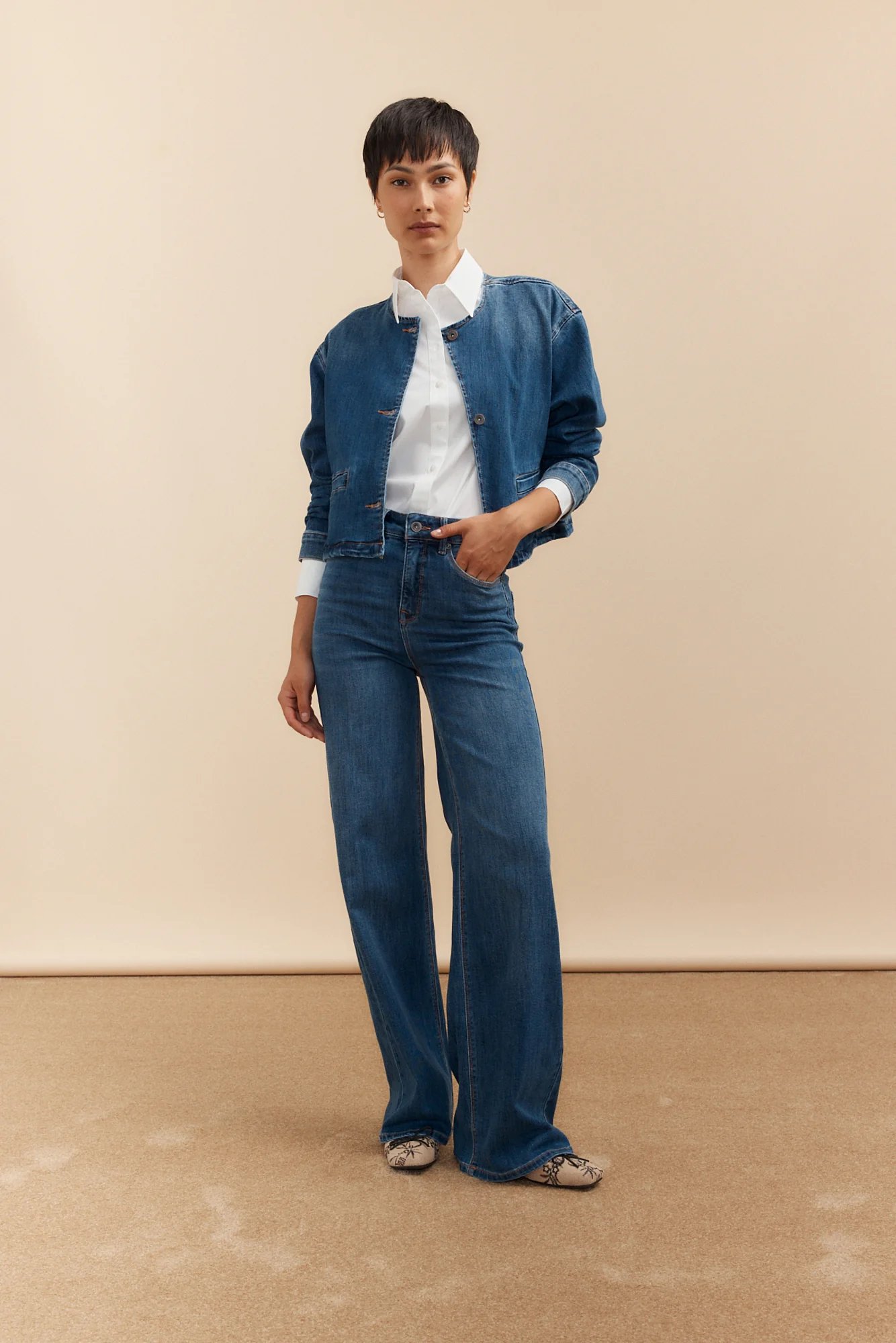 High waist straight jean - Image 5