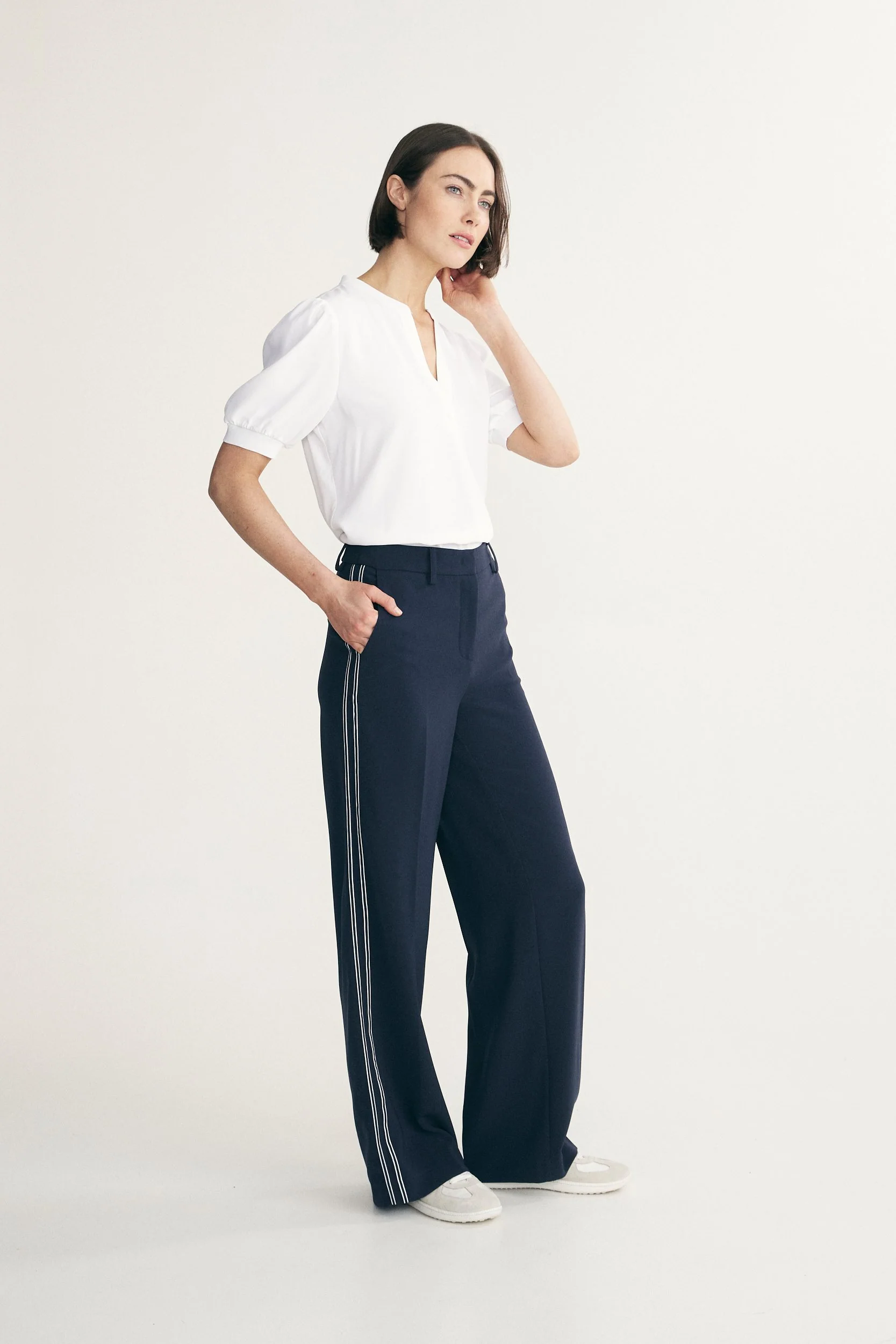 High waist pant with ribbon - Image 4