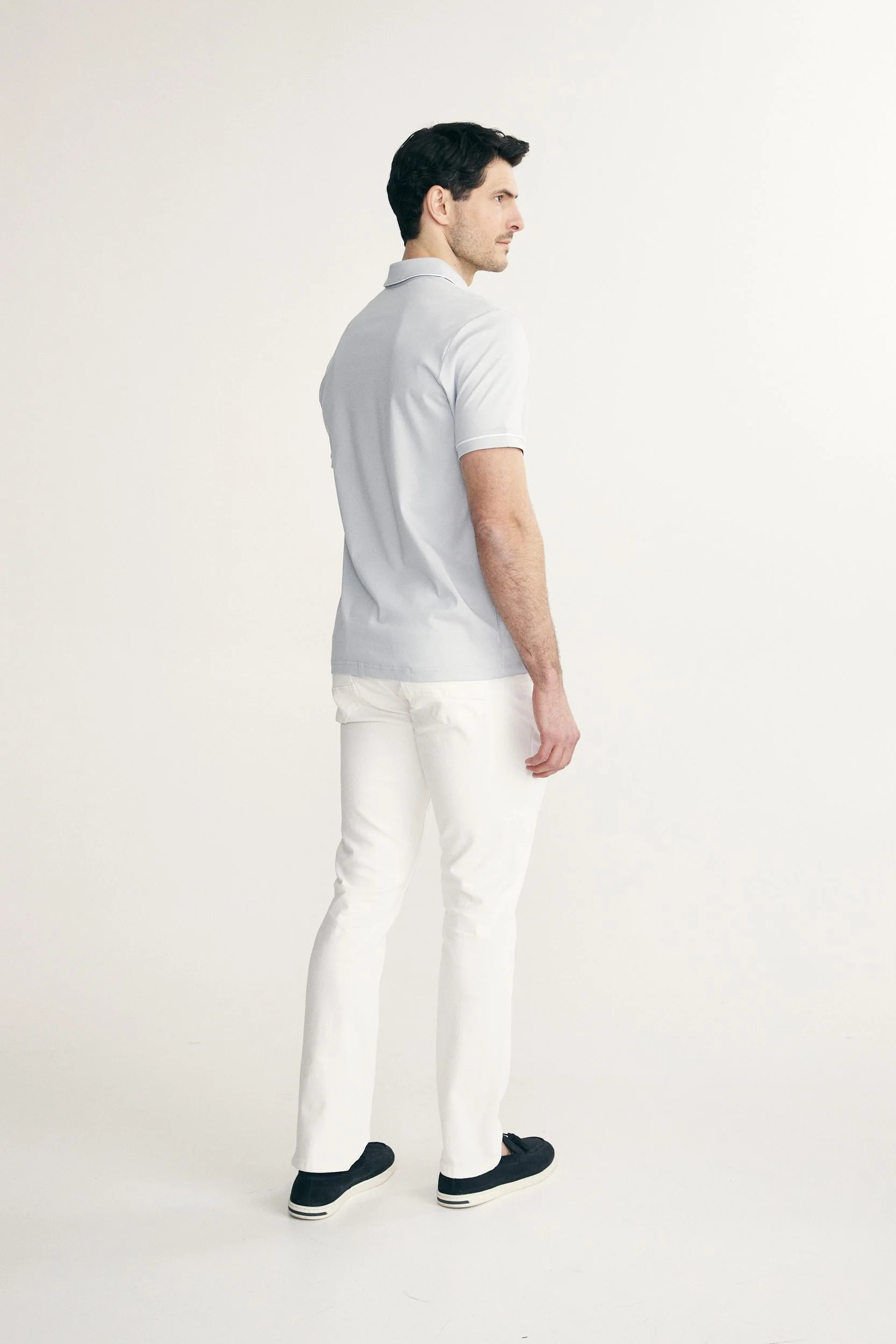 Mercerized cotton polo - Image 5