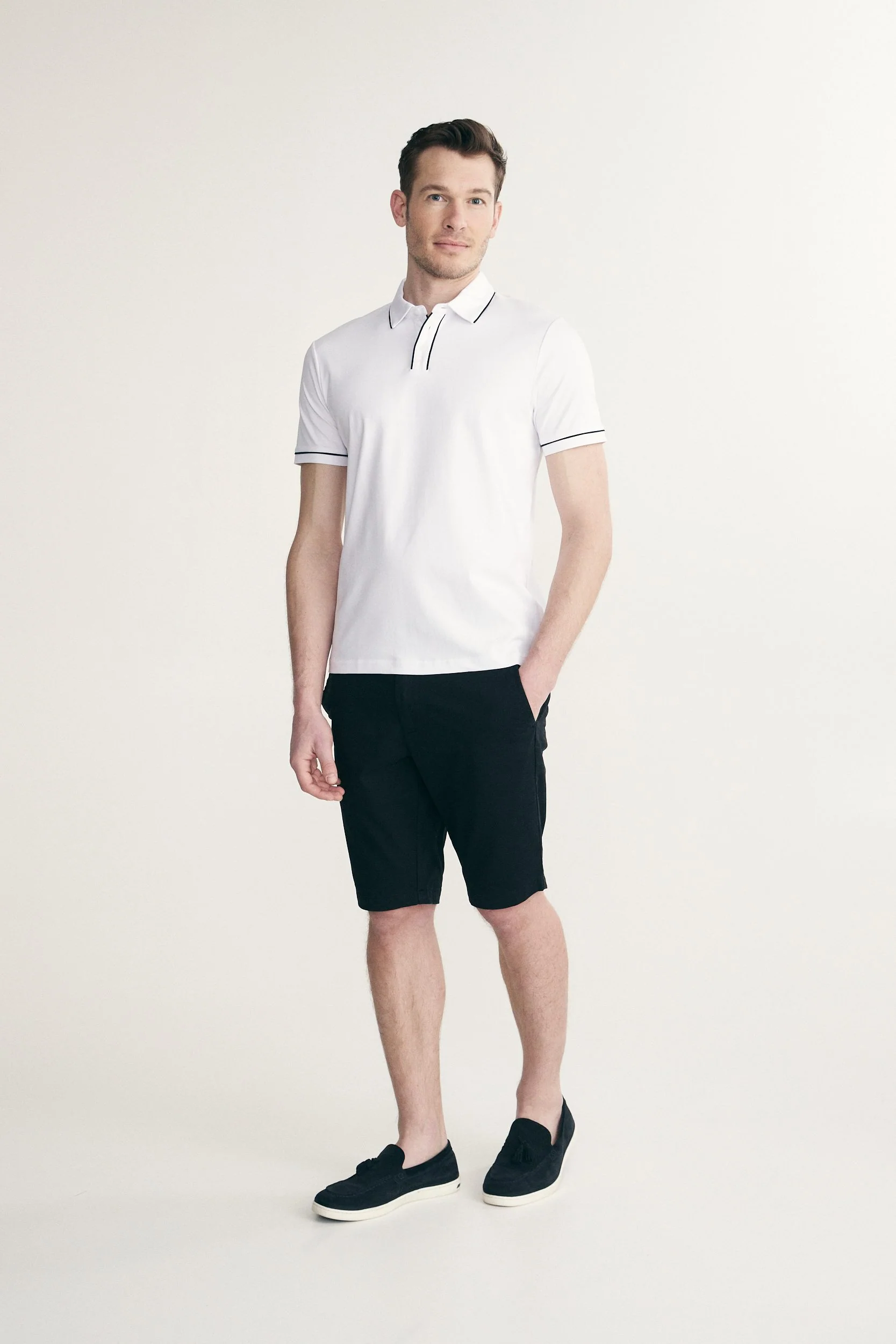 Mercerized cotton polo - Image 10