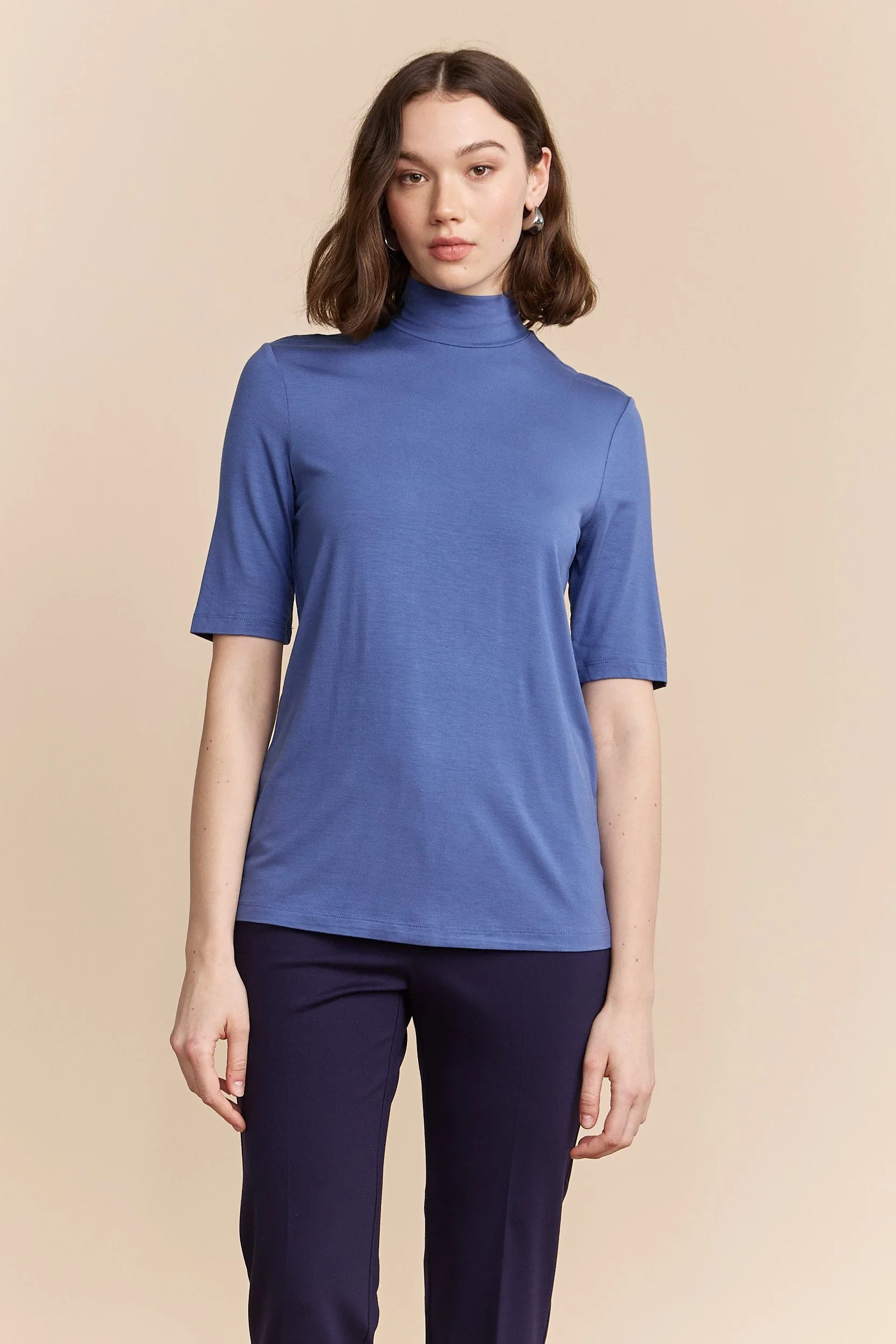 Mock neck top