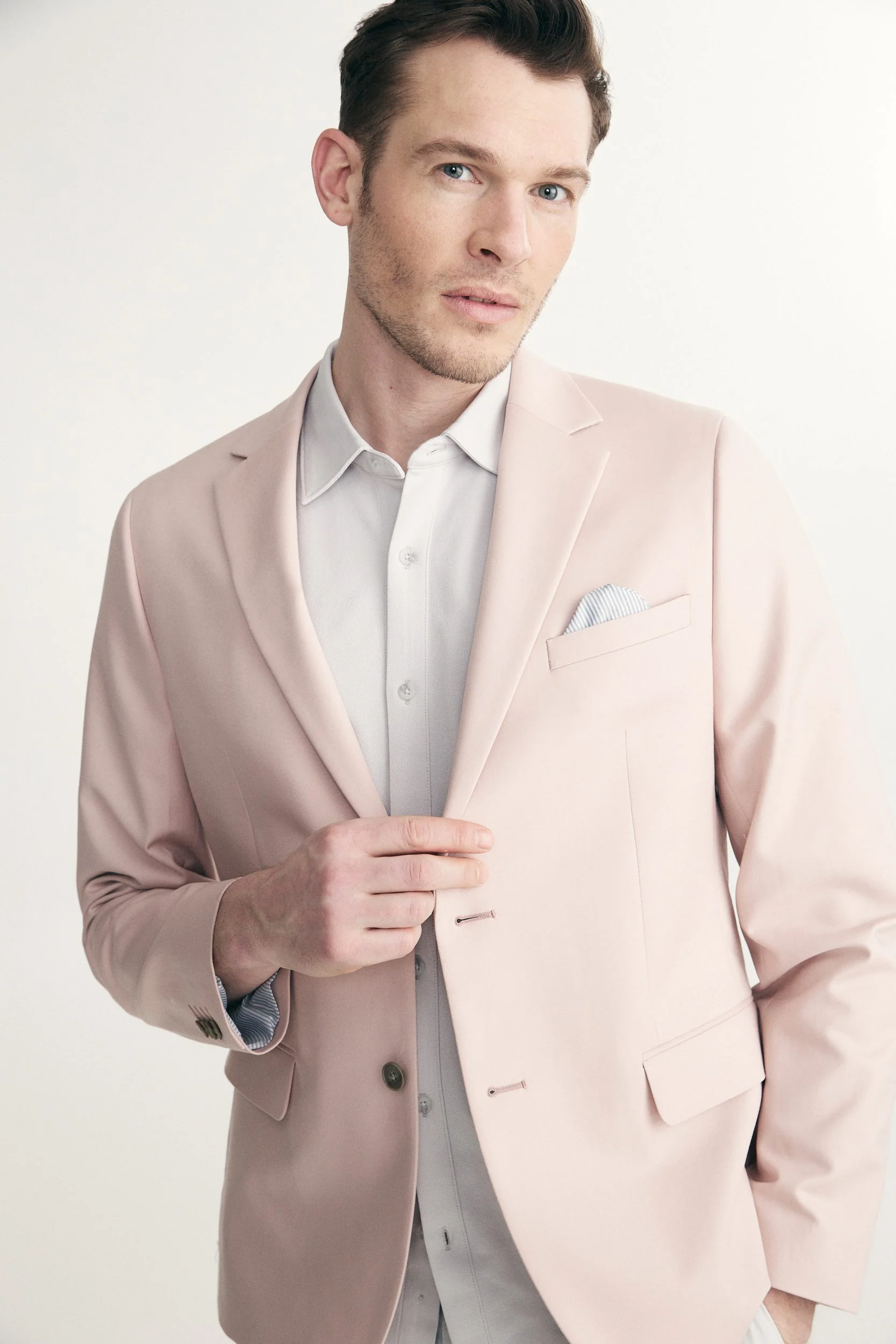 Notch collar extra-fitted blazer - Image 3