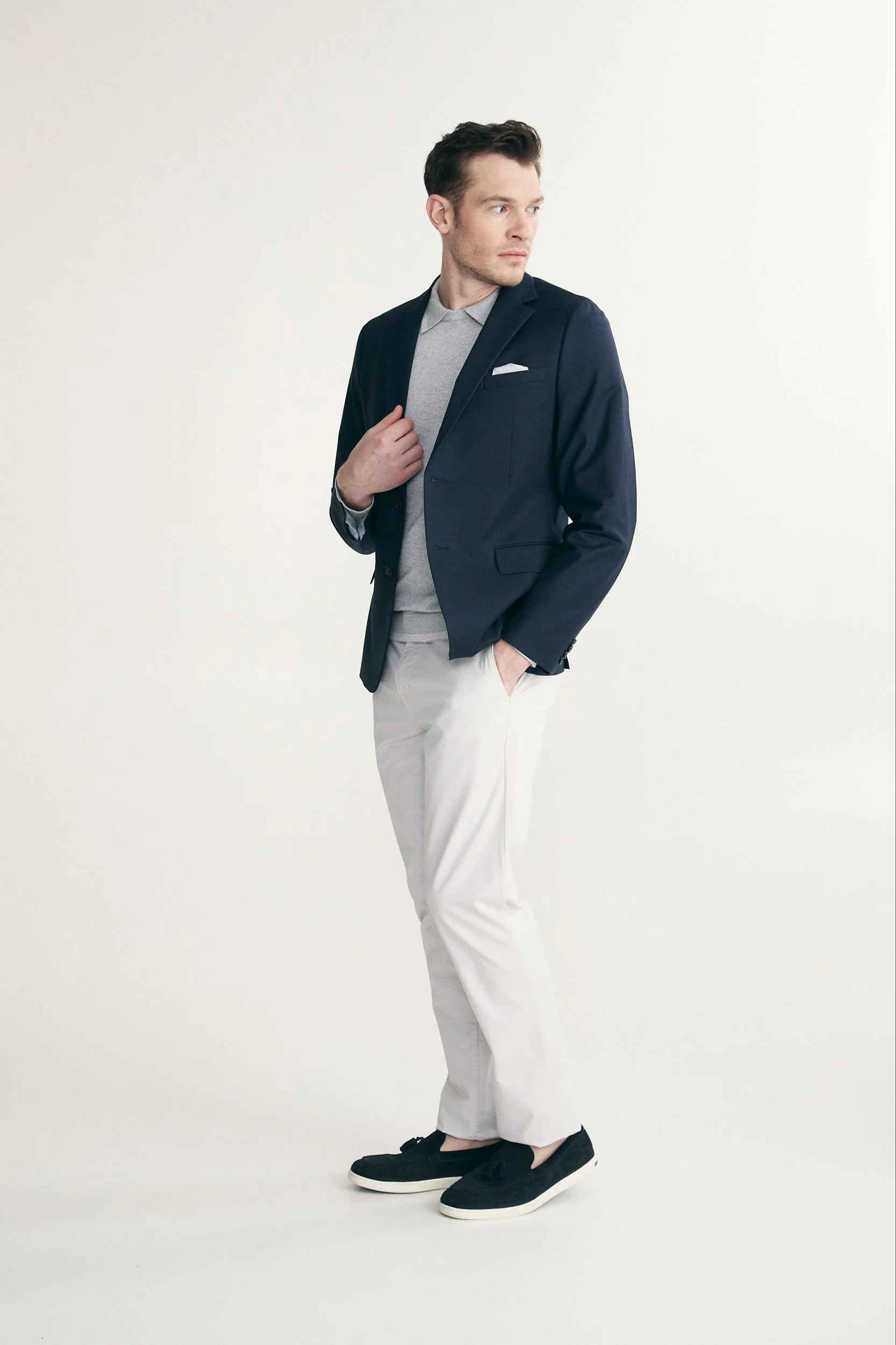 Notch collar extra-fitted blazer - Image 6