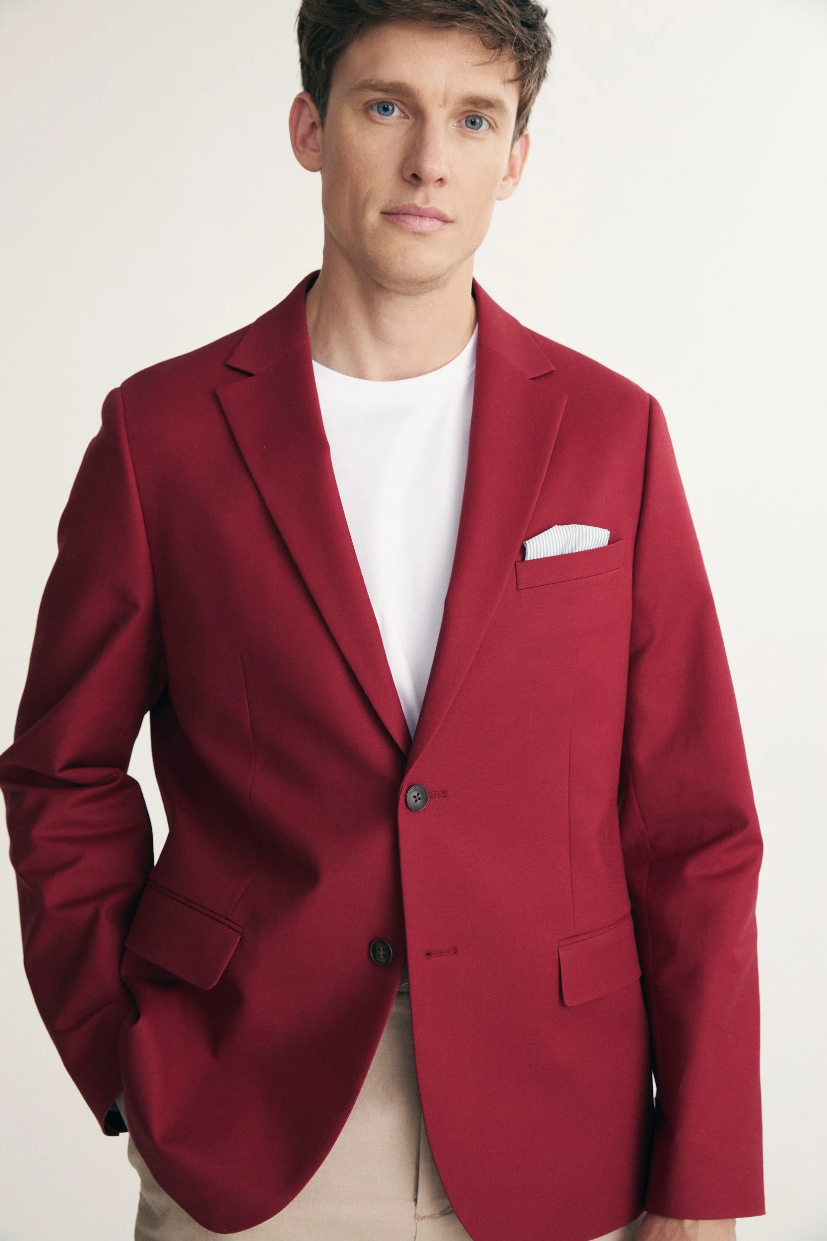 Notch collar extra-fitted blazer - Image 7