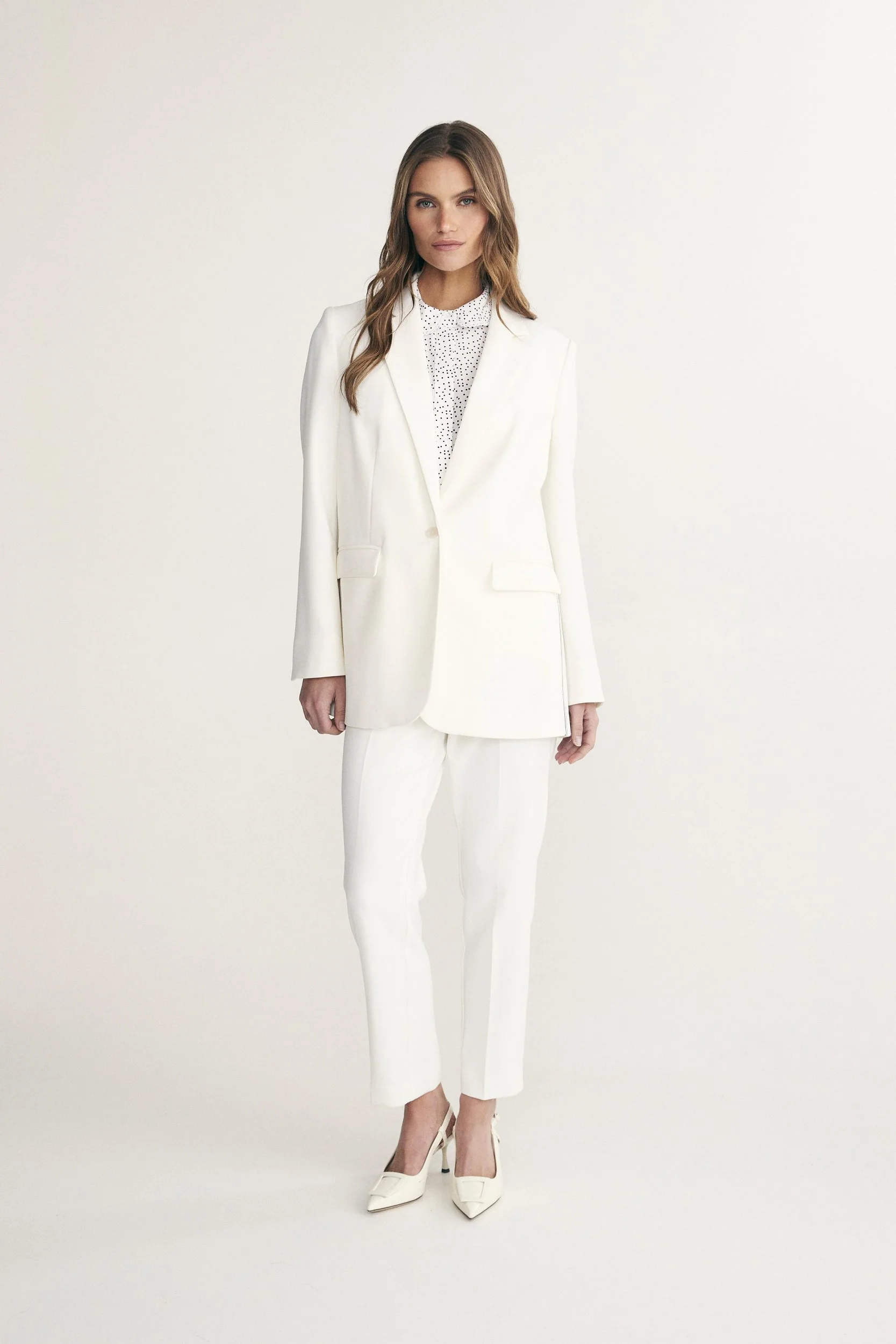 Oversized blazer with ribbon - Image 7