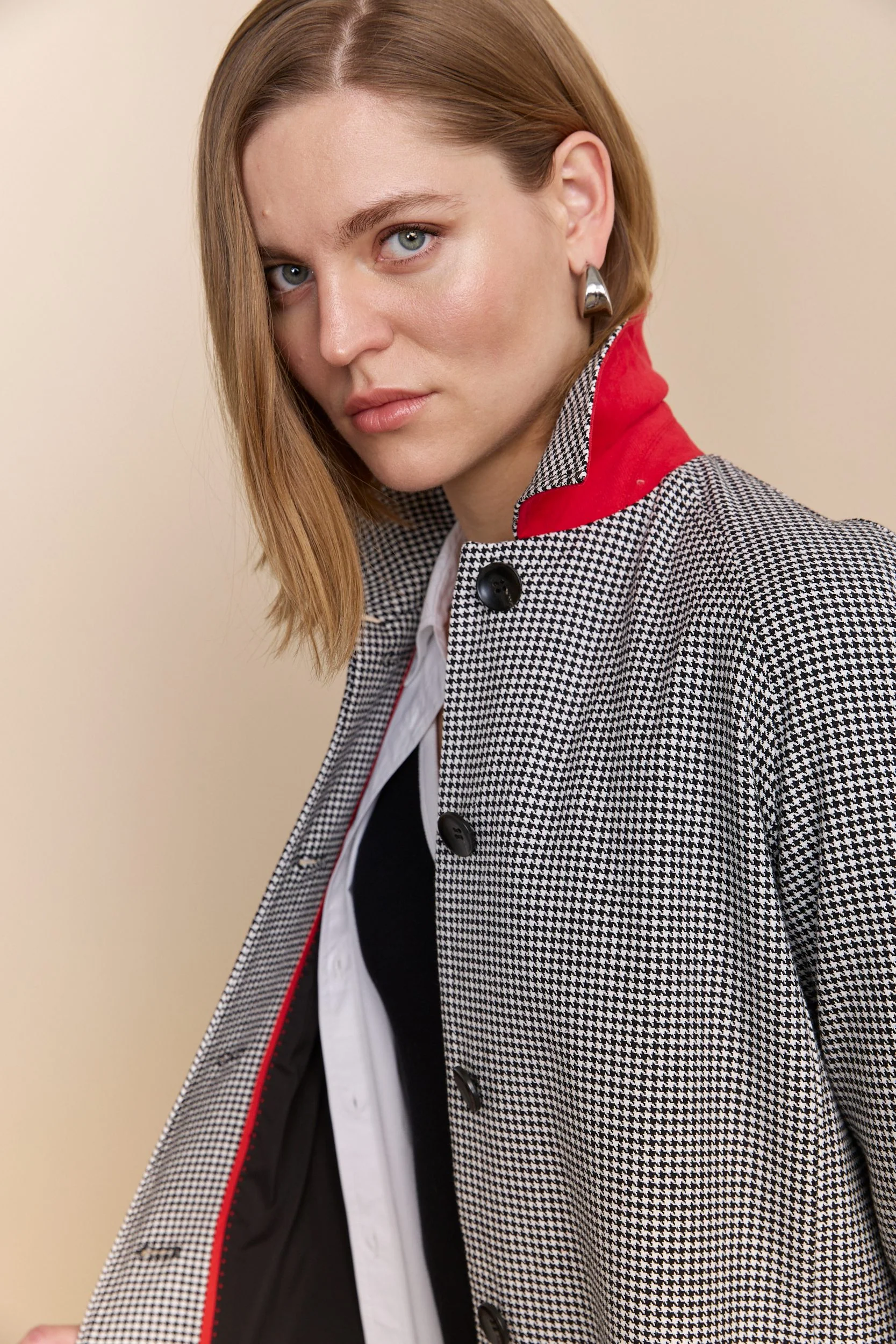 Houndstooth coat - Image 3
