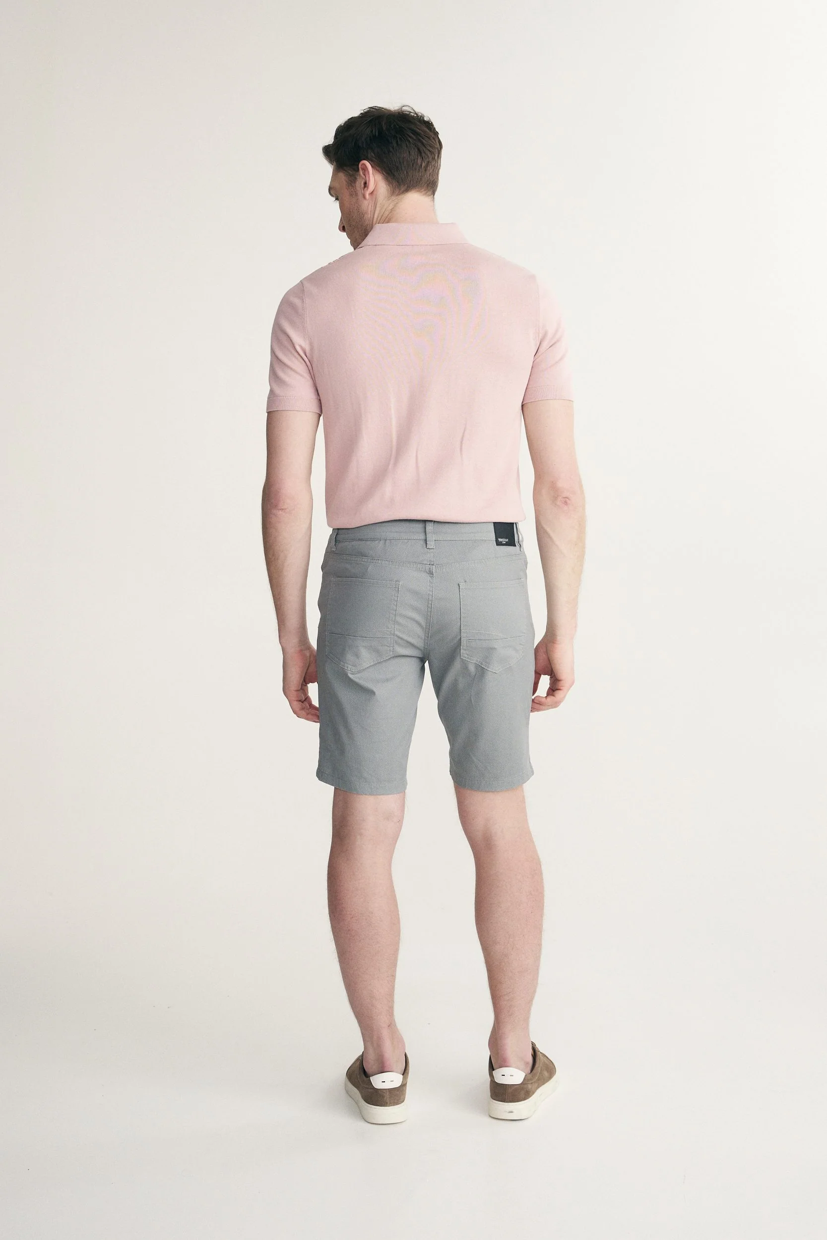 Five pockets printed slim fit bermuda - Image 2