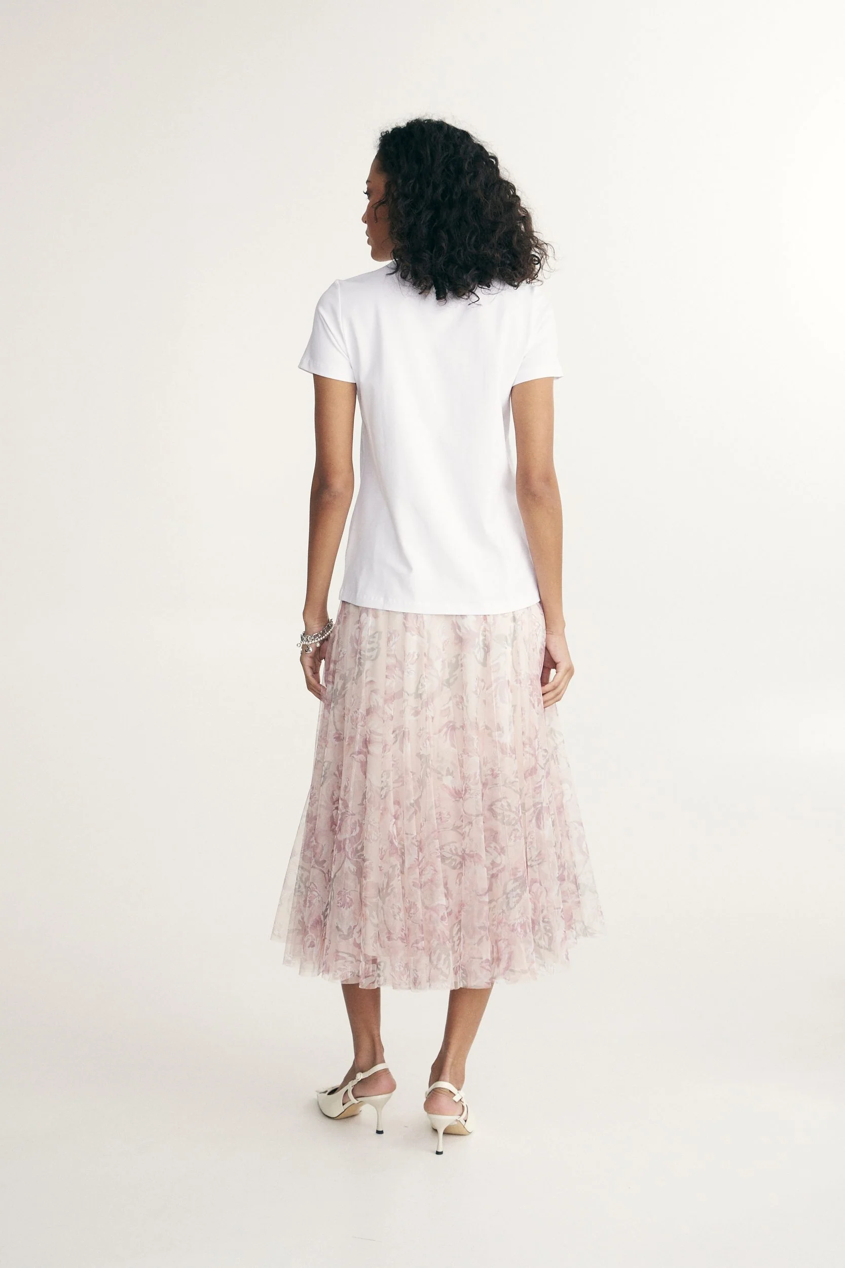 Regular fit t-shirt with rhinestones - Image 2