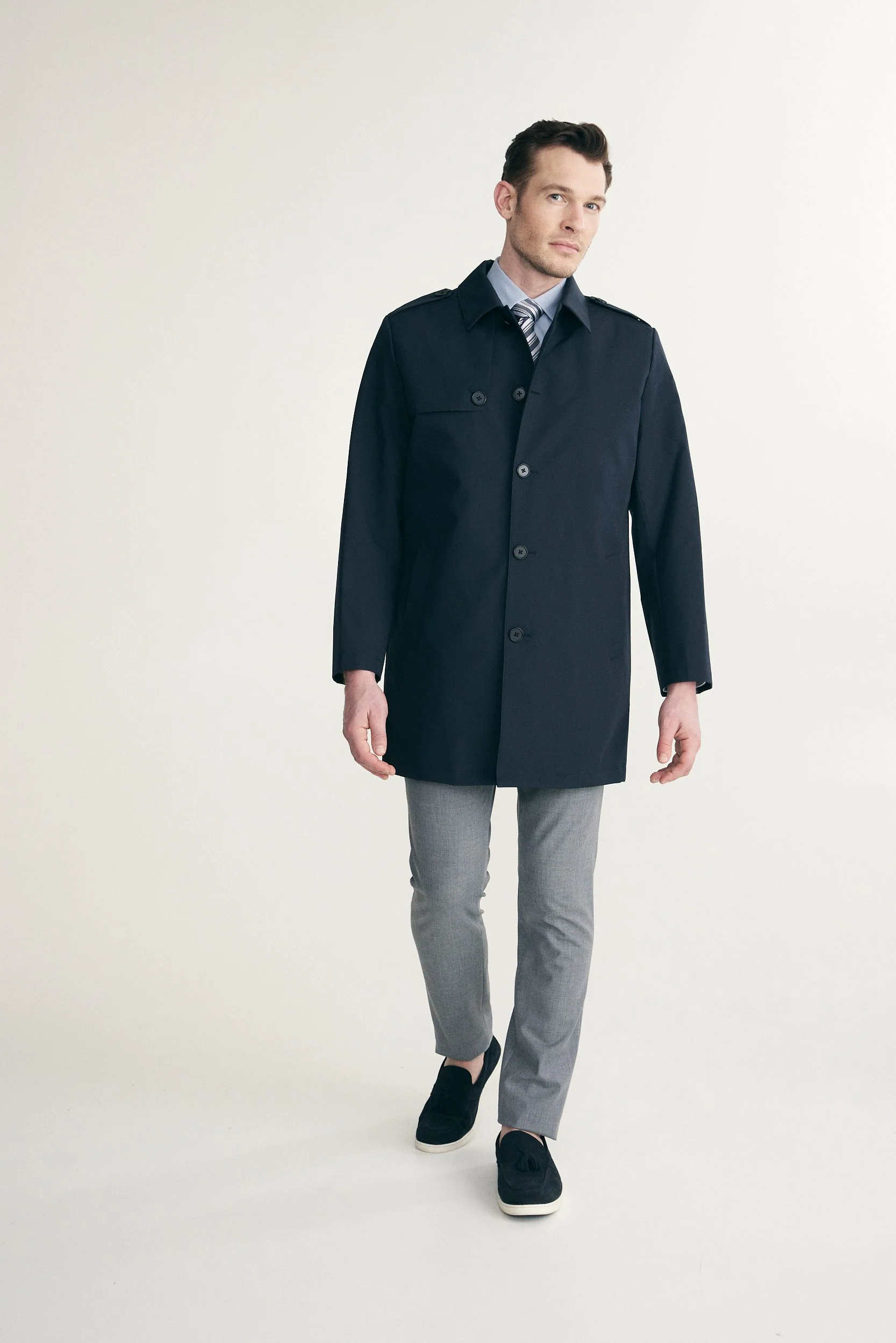 Removable lining trench coat - Image 4