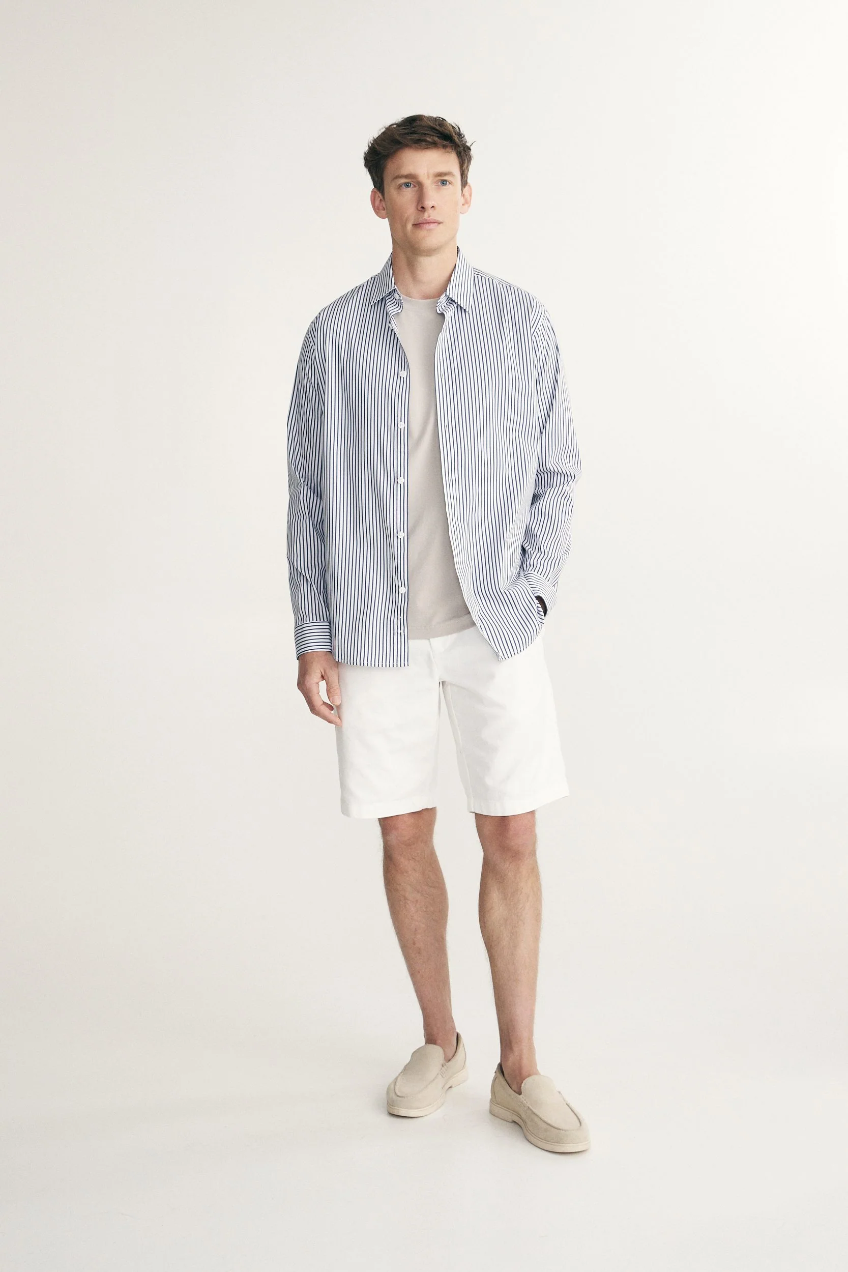 Semi-fitted striped shirt - Image 3