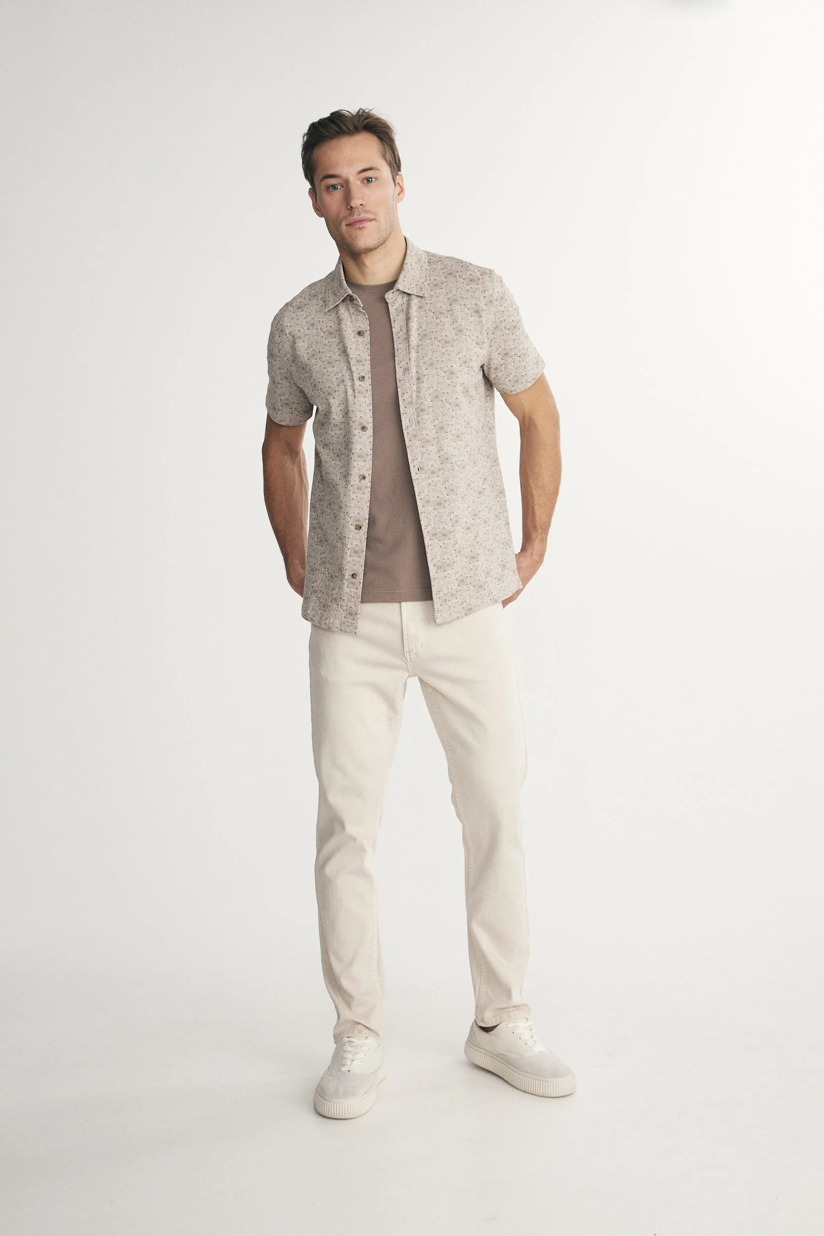 Short sleeve piqué shirt - Image 3