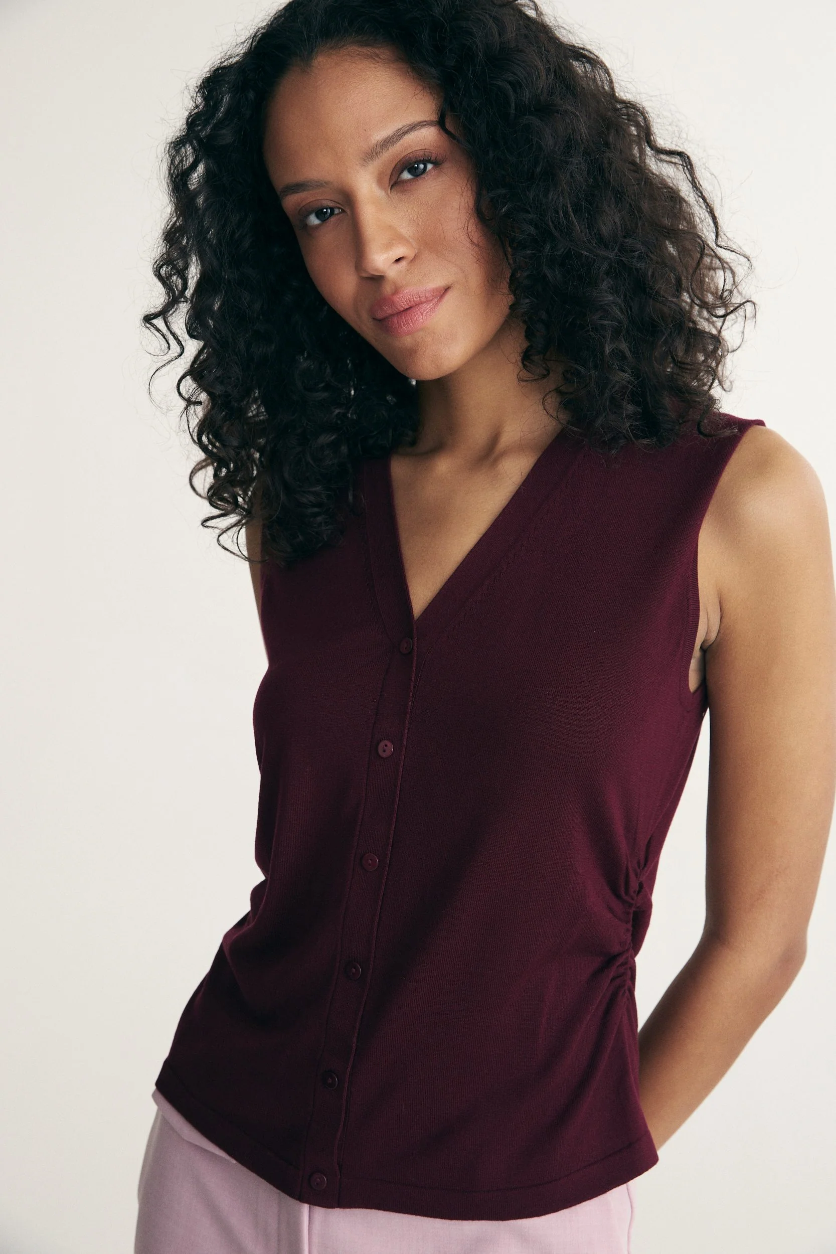 Sleeveless cardigan - Image 5