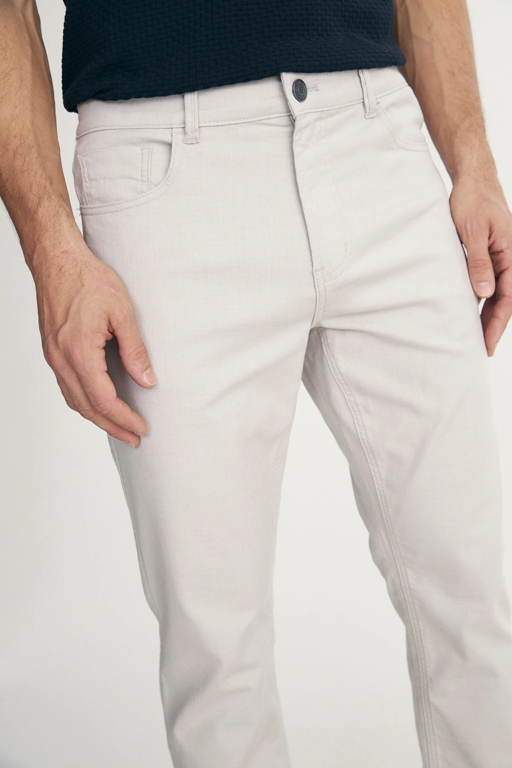 Slim fit five pocket pants - Image 10