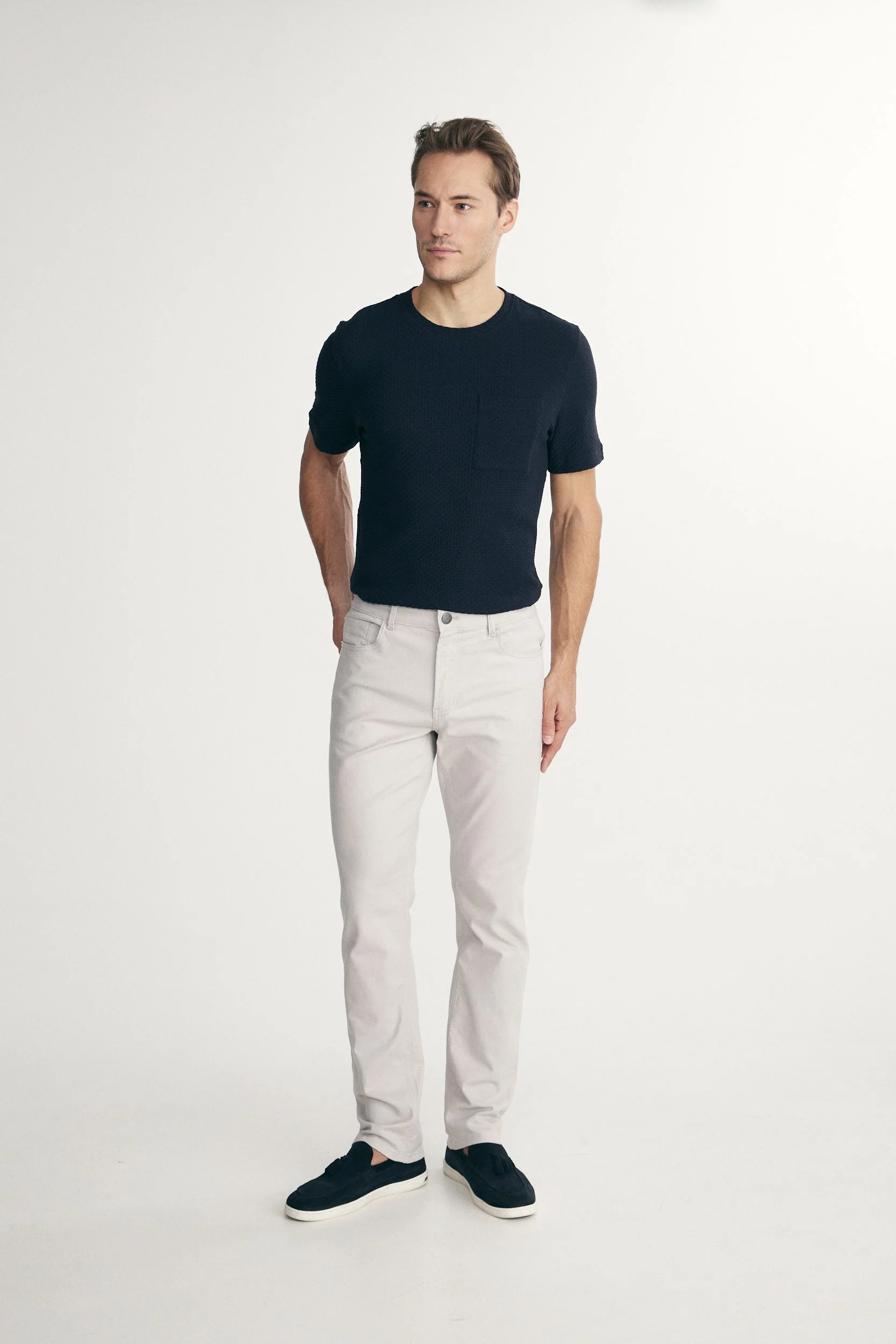 Slim fit five pocket pants - Image 3