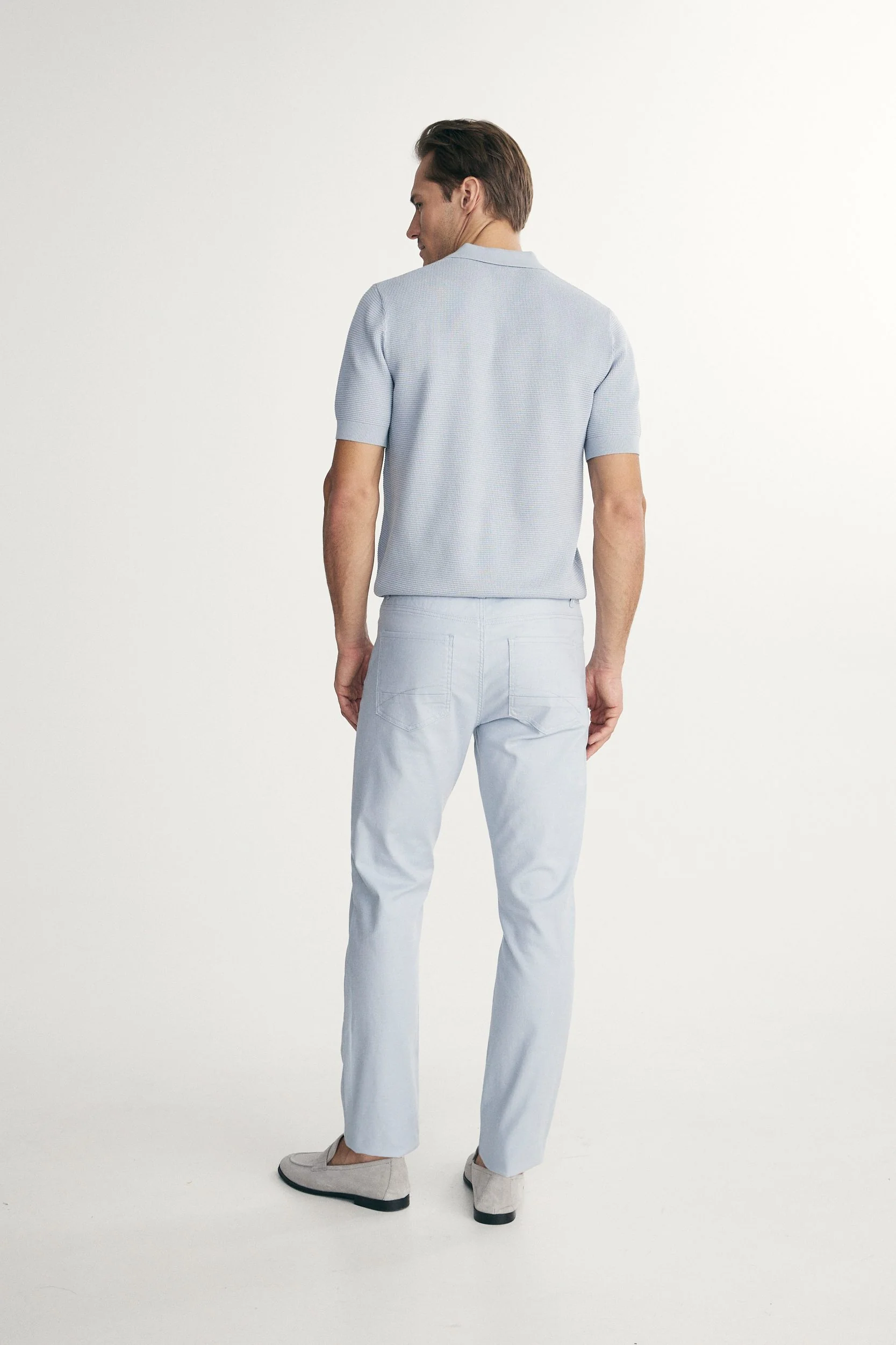 Slim fit five pocket pants - Image 7