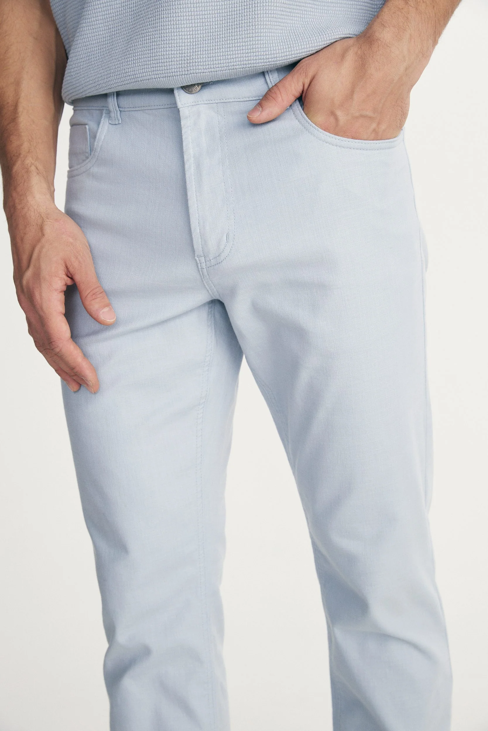 Slim fit five pocket pants - Image 8