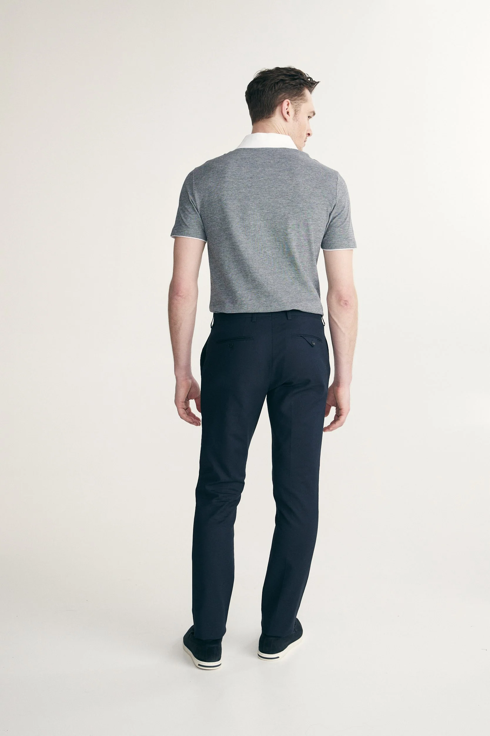 Solid colour slim pant - Image 5