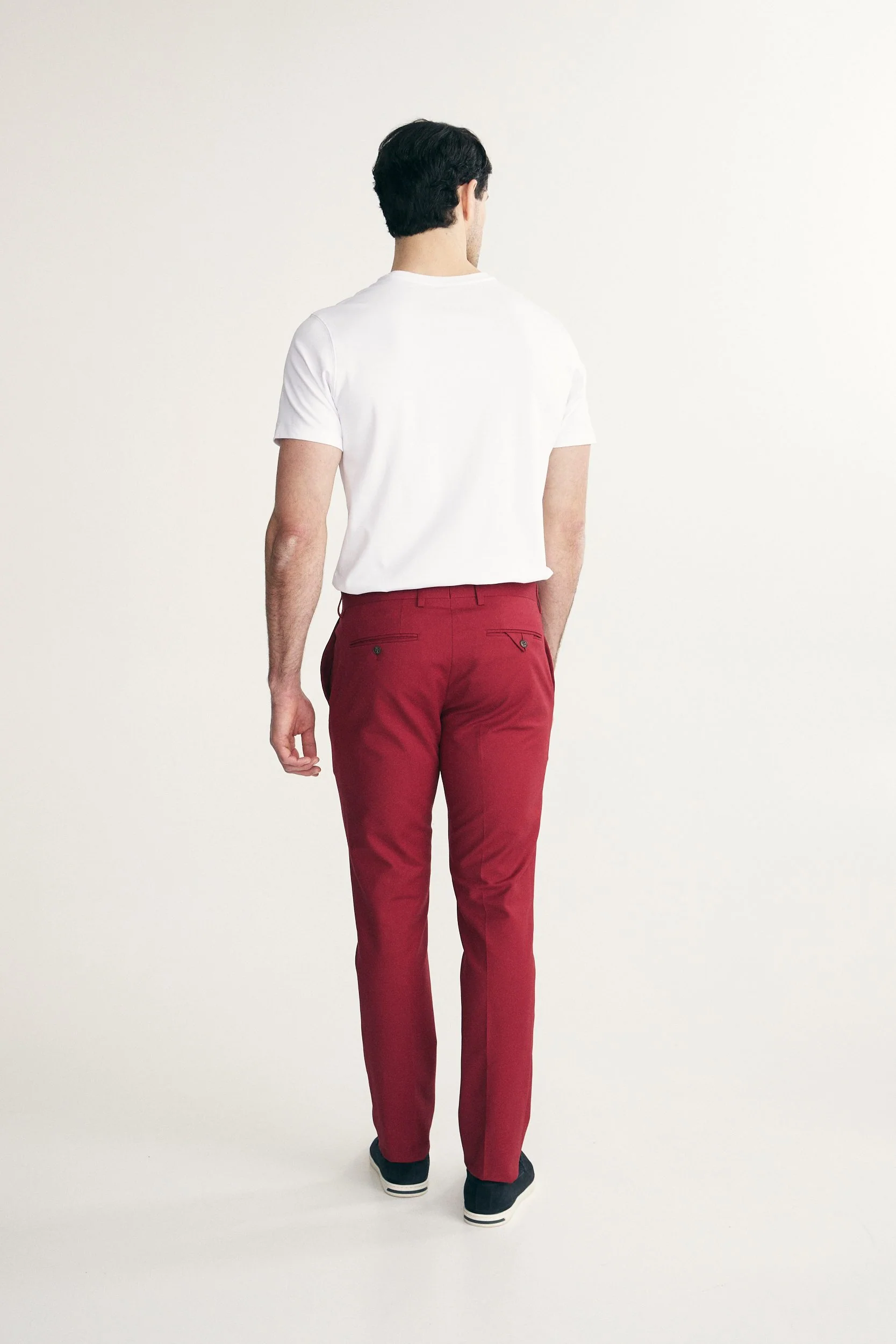 Solid colour slim pant - Image 8