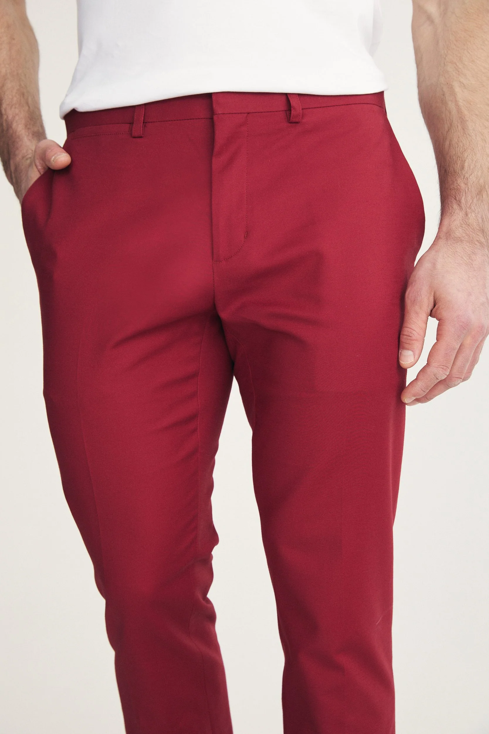 Solid colour slim pant - Image 9