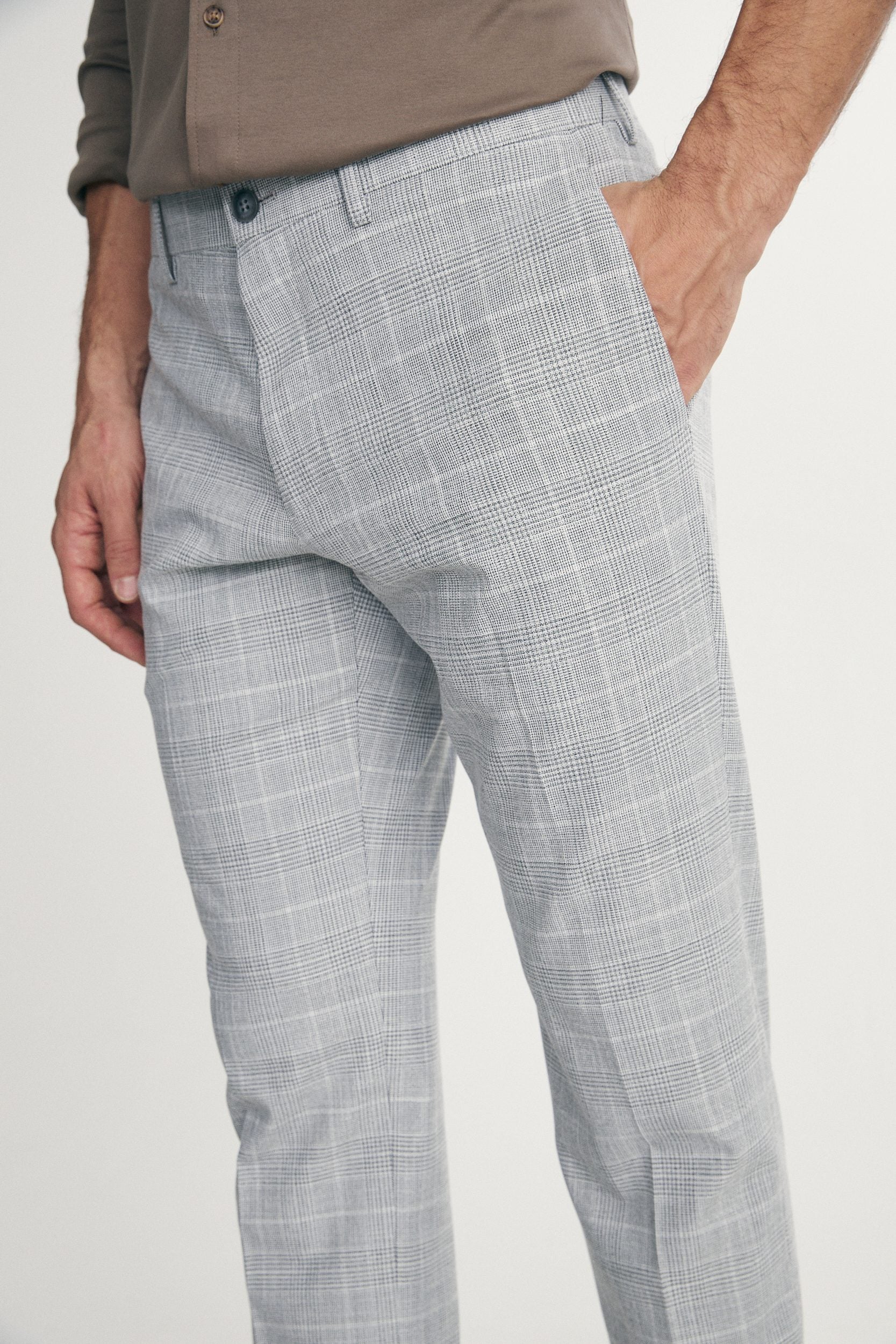 Urban fit checkered pants - Image 3